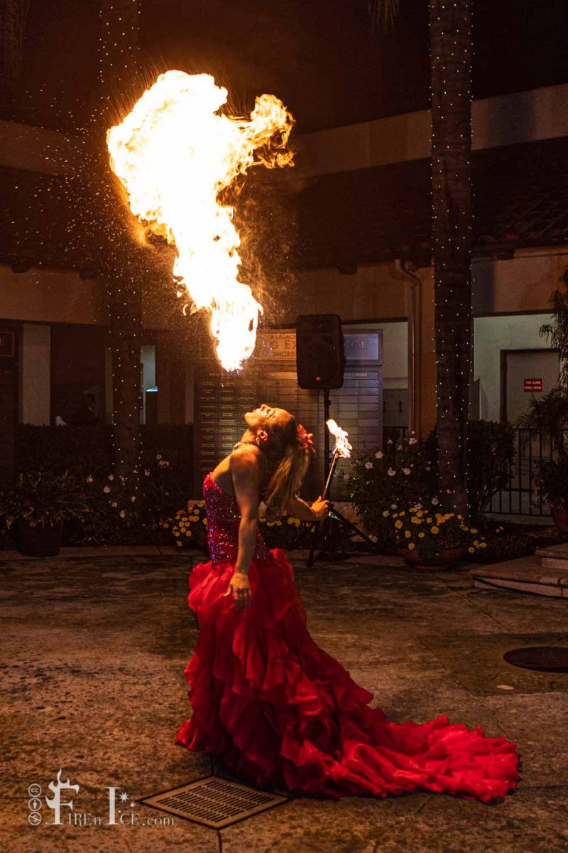 Woman Fire Breather